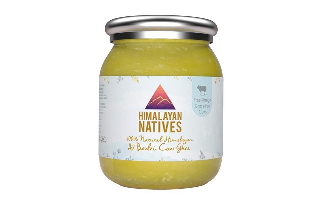 Himalayan Natives 100% Natural Himalayan A2 Badri Cow Ghee   Glass Jar  250 millilitre